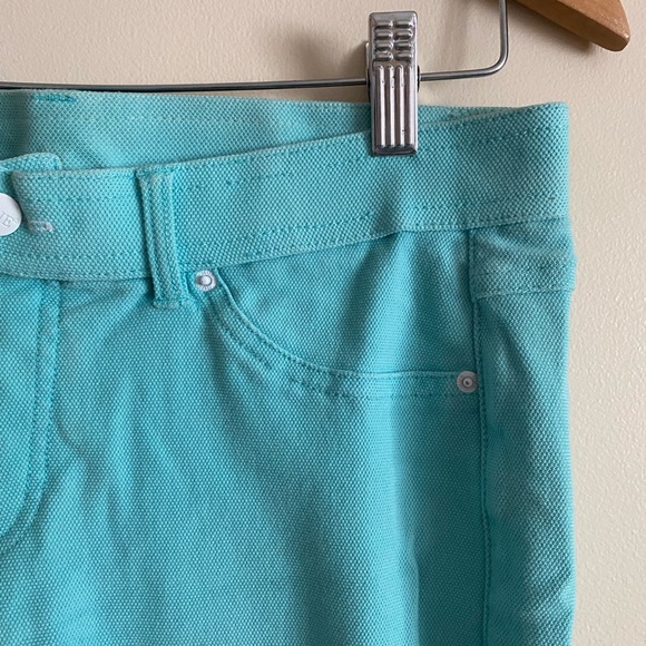 Hue Turquoise skinny jeans. - Picture 1 of 4